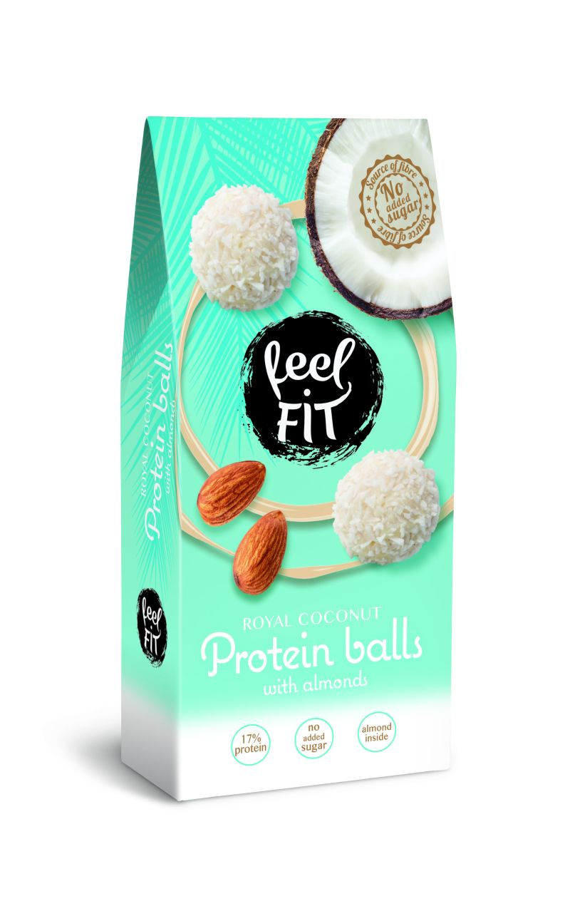 feel FIT Royal Coconut Protein Balls with Almonds 63g