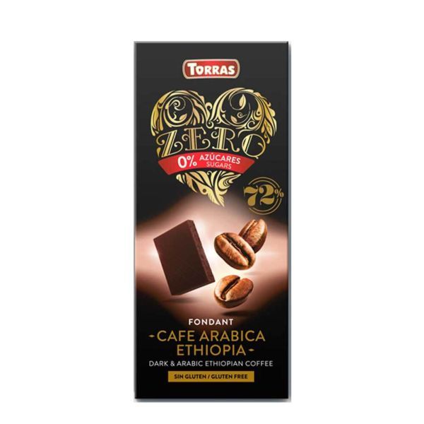 Torras Zero Dark&Arabic Ethiopian Coffee Chocolate 100g