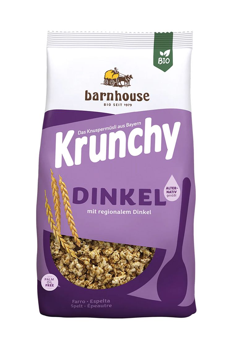Barnhouse Bio Krunchy Pur Dinkel mit Reissirup 750g
