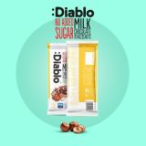 Diablo No Added Sugar Stevia Milk Chocolate with Hazelnuts 75g — Vorschaubild 2