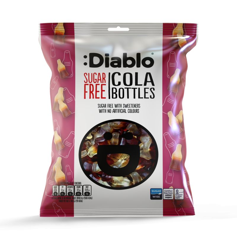 Diablo Sugar Free Cola Bottles 75g