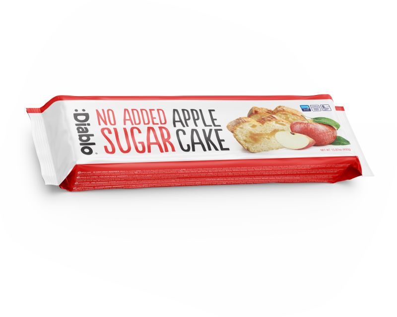 Diablo No Added Sugar Apple Cake 450g