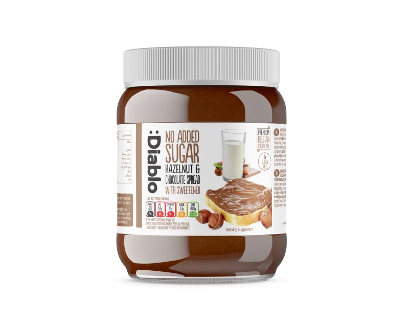 Diablo No Added Sugar Hazelnut&Chocolate Spread 350g