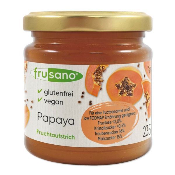 Frusano Papaya Fruchtaufstrich 235g