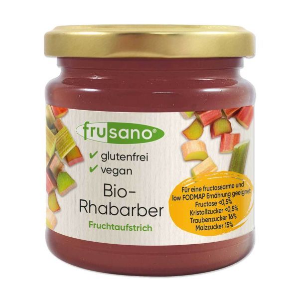 Frusano Bio Rhabarber Fruchtaufstrich 235g