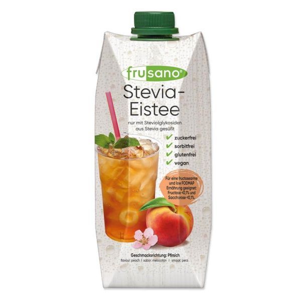 Frusano Stevia-Eistee Pfirsich 0,5l