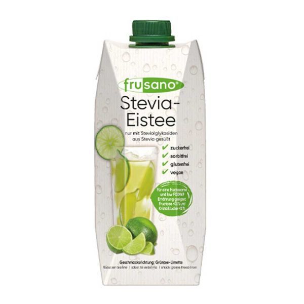 Frusano Stevia-Eistee Grüntee-Limette 0,5l