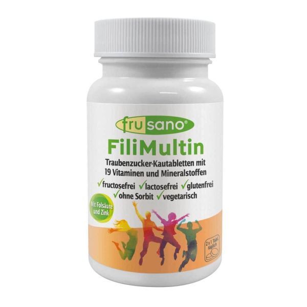 Frusano FiliMultin Traubenzucker-Kautabletten 55g