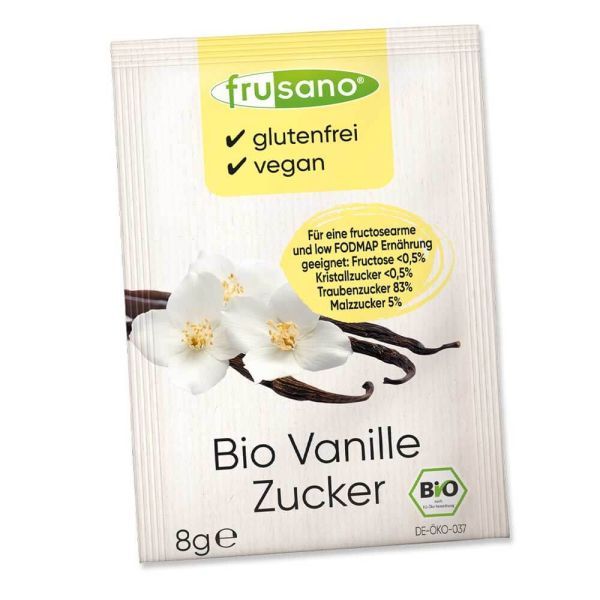 Frusano Bio Vanille Zucker 8g