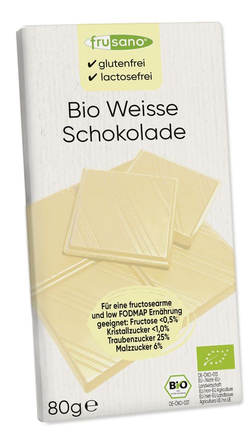 Frusano Bio Weisse Schokolade 80g