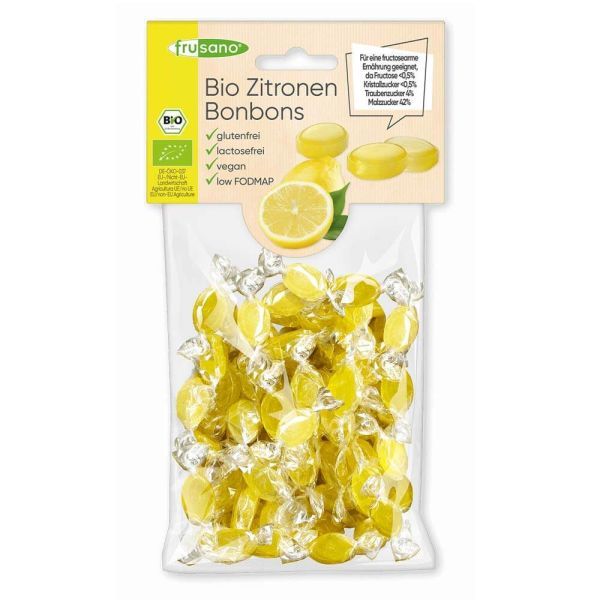 Frusano Bio Zitronen Bonbons 85g