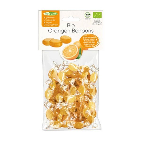 Frusano Bio Orangen Bonbons 85g
