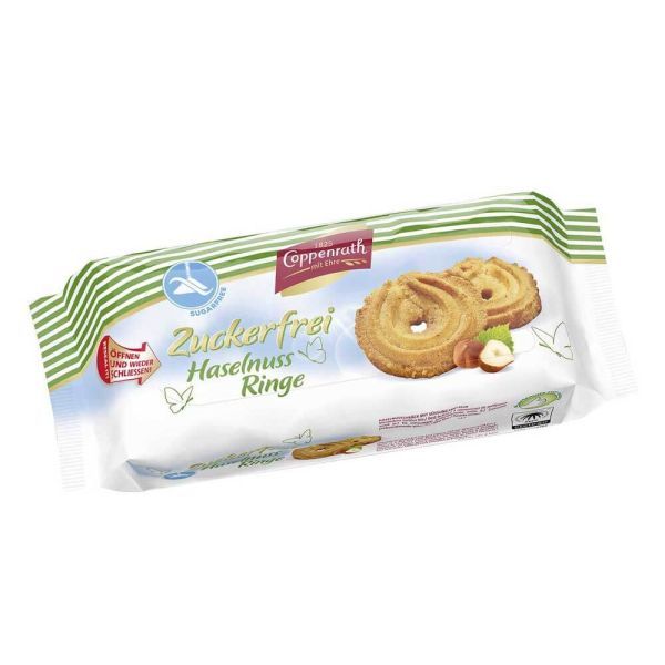 Coppenrath Haselnuss Ringe zuckerfrei 200g