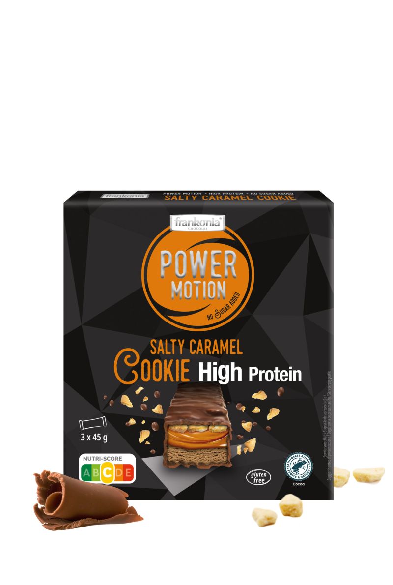 Frankonia Power Motion Salty Caramel Cookie High Protein 3x45g