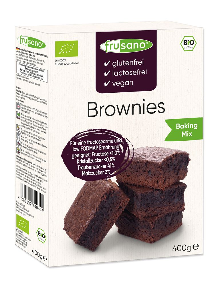 Frusano Bio Brownies Baking Mix 400g