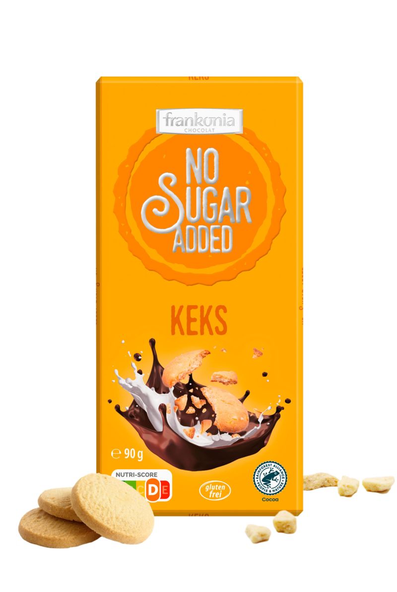 Frankonia No Sugar Added Keks Schokolade 90g