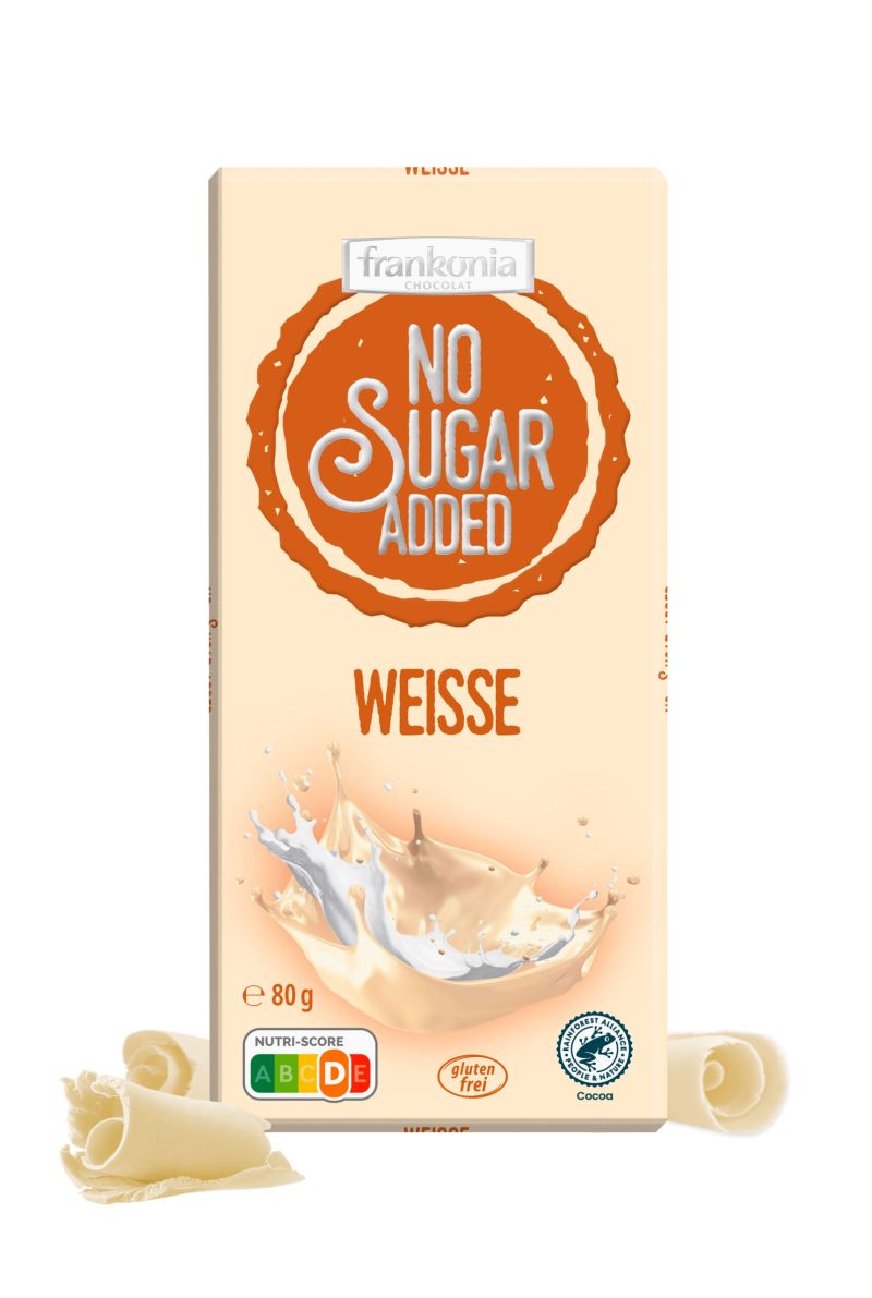 Frankonia No Sugar Added Weisse Schokolade 80g