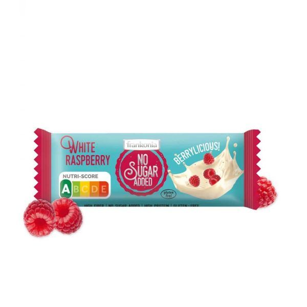 Frankonia No Sugar Added White Raspberry Proteinriegel 50g