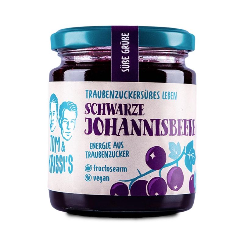 Tom&Krissi´s Fruchtaufstrich Schwarze Johannisbeere 250g