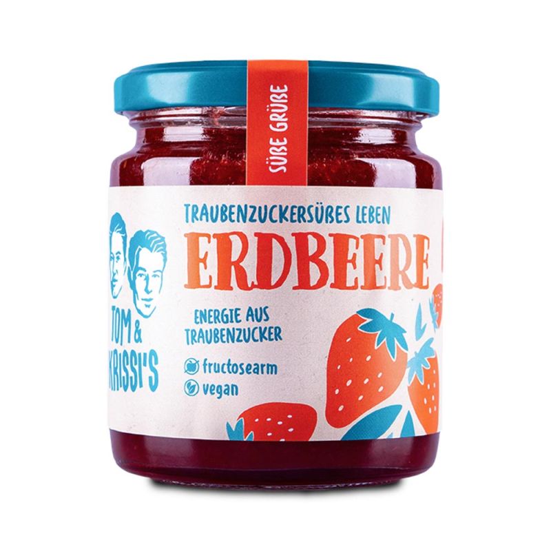 Tom&Krissi´s Fruchtaufstrich Erdbeere 250g