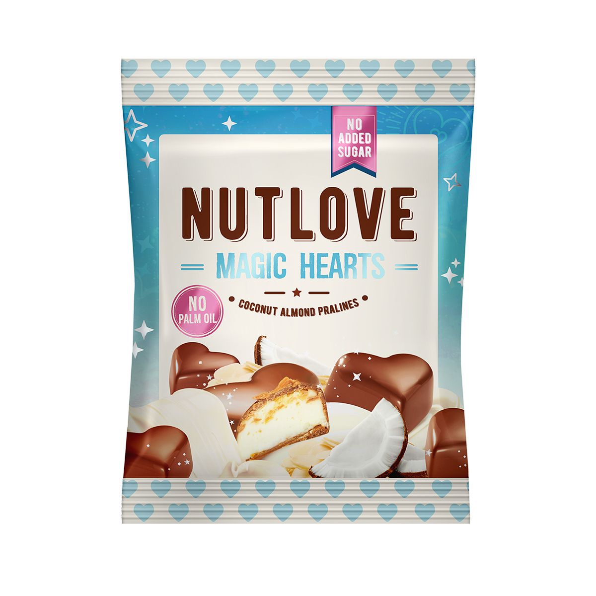 Allnutrition Nutlove Magic Hearts Coconut Almond Pralines 100g