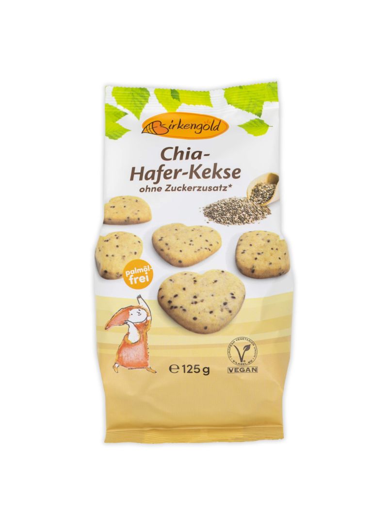 Birkengold Chia-Hafer-Kekse 125g