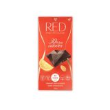 RED Orange and Almond Dark Chocolate 100g — Vorschaubild 1
