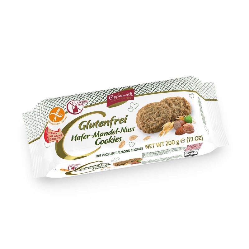 Coppenrath Hafer-Mandel-Nuss Cookies glutenfrei & laktosefrei 200g