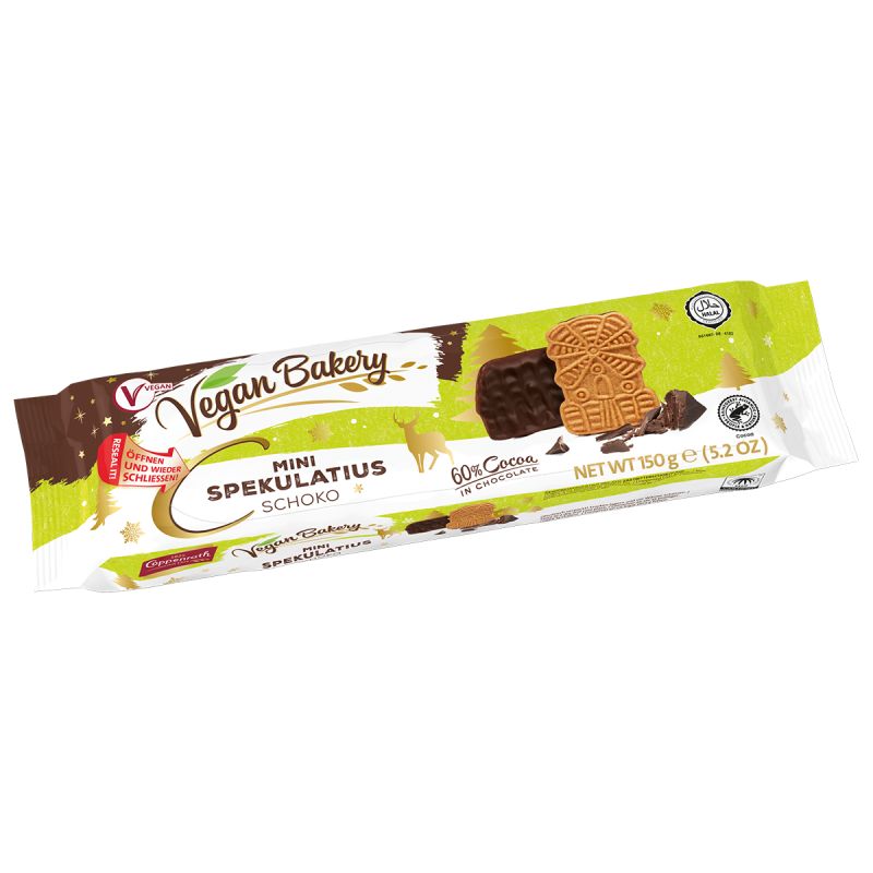 Coppenrath Vegan Bakery Mini Spekulatius Schoko 150g