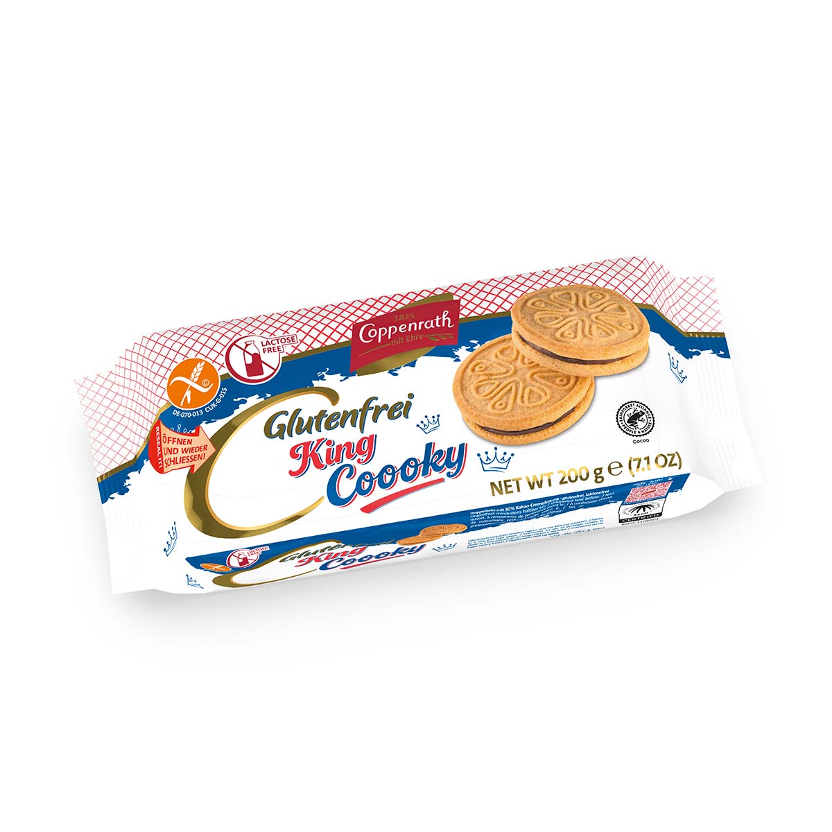 Coppenrath King Coooky glutenfrei & laktosefrei 200g – Packung