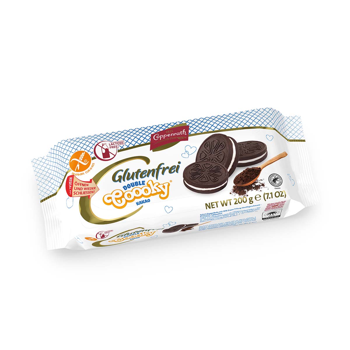 Coppenrath Double Coooky Kakao glutenfrei & laktosefrei 200g – Packung