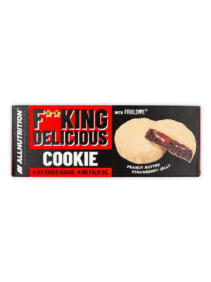 5902937746708 AllNutrition Cookie Penaut Strawberry FRONT scaled