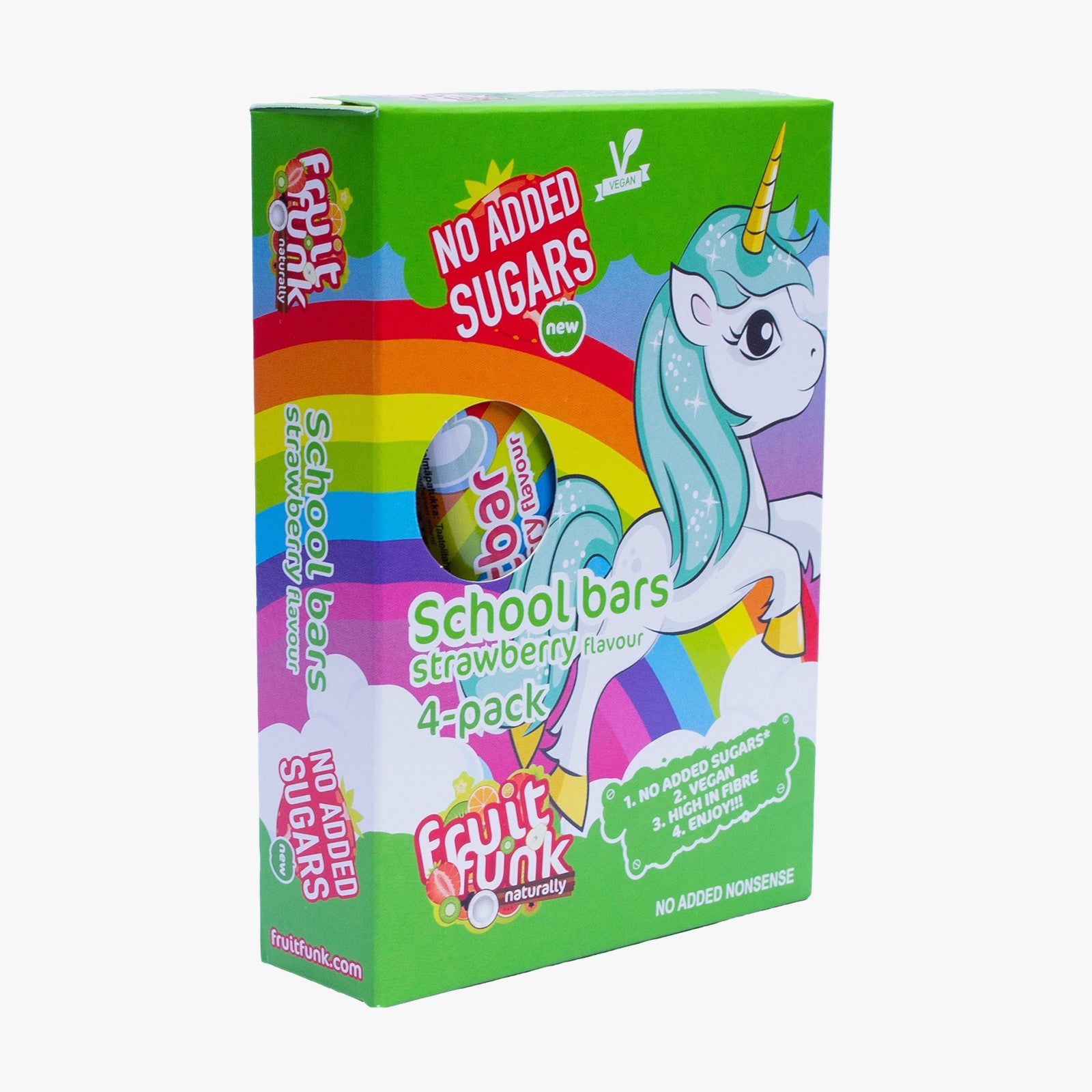 Fruitfunk Unicorn Schoolbars Erdbeer 4er-Pack 4x20g