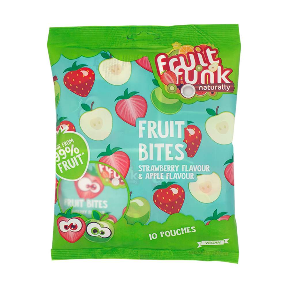 Fruitfunk Multibag Erdbeer & Apfel Mix 10x10g
