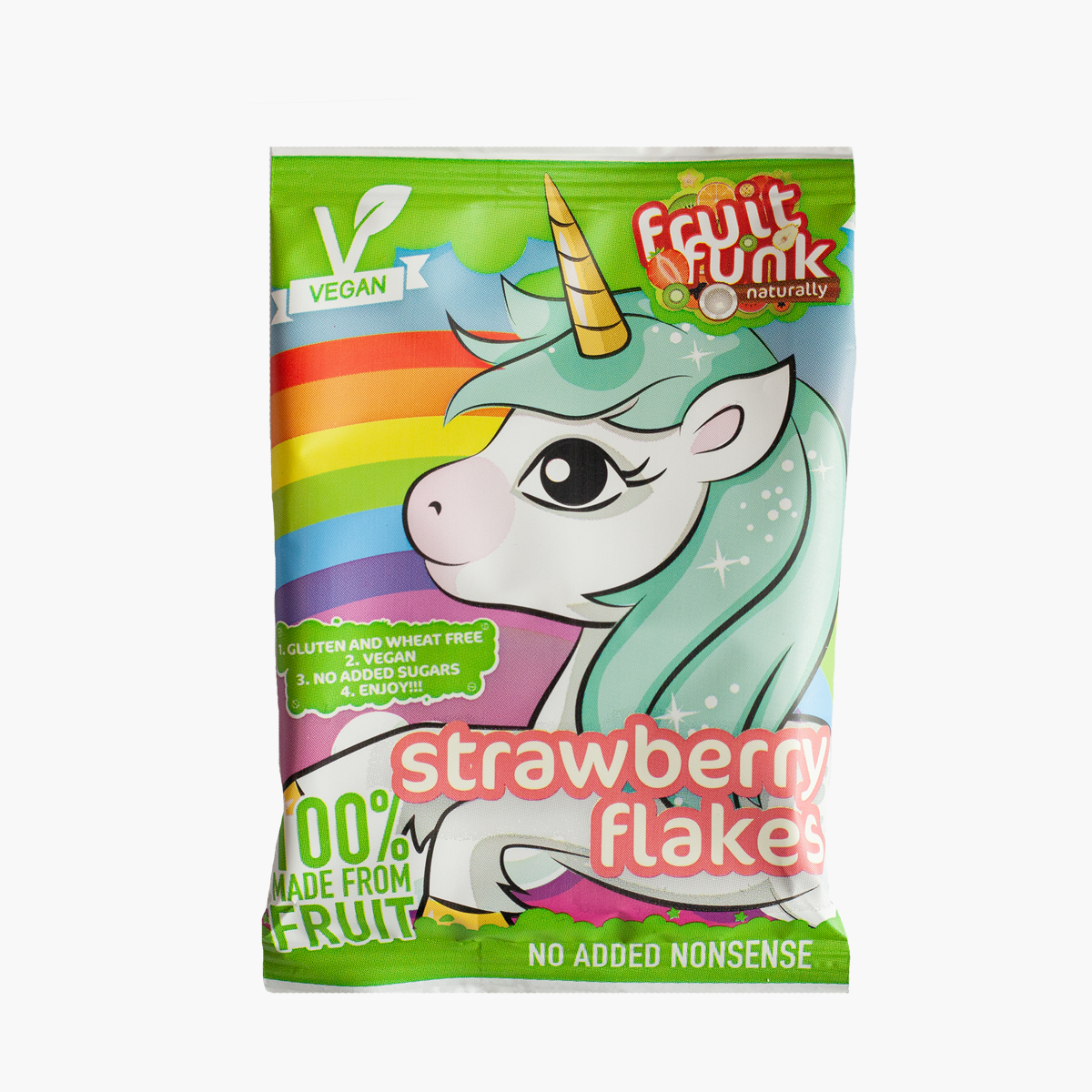 Fruitfunk Unicorn Happybag Erdbeer Fruit Bites 16g Einzelbeutel