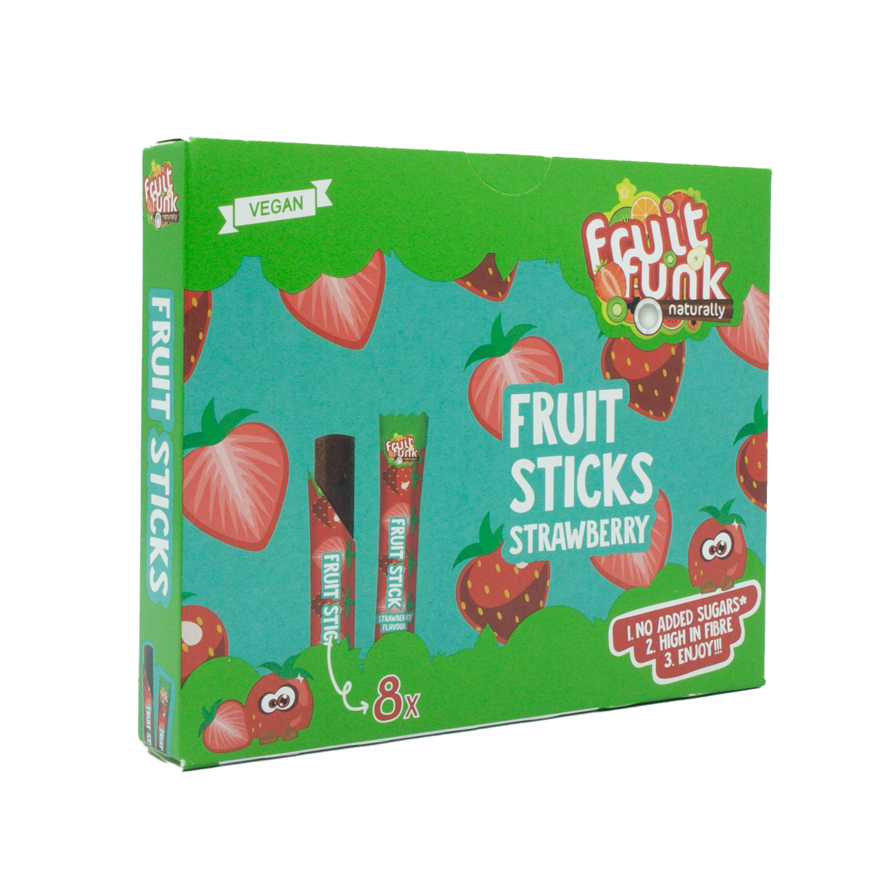 Fruitfunk Fruitsticks Erdbeer 8-pack
