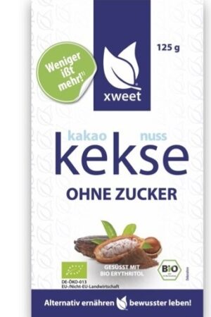 Xweet Kakao ​ Nuss Kekse m. Erythrit 125g